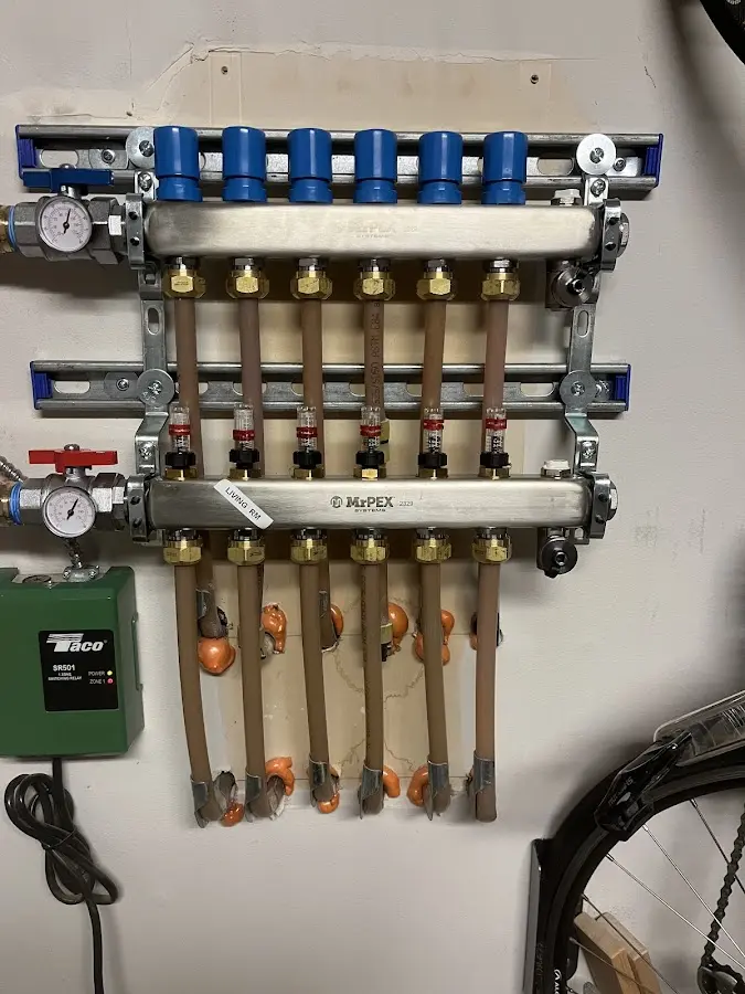 Plumber performing Leak Detection at a residential property in Pine Ridge